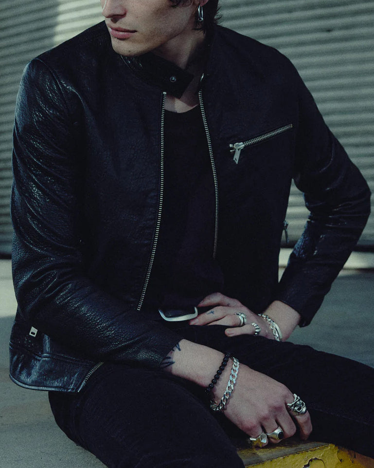 RACER LEATHER JACKET