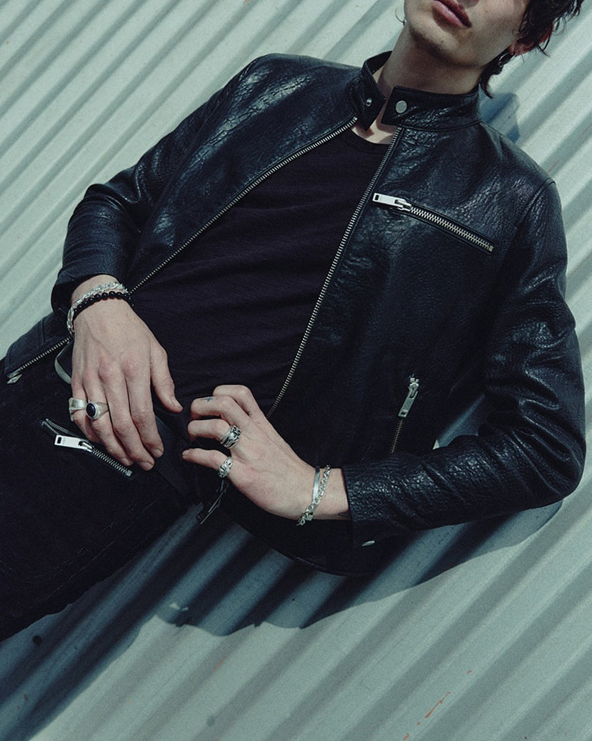 RACER LEATHER JACKET