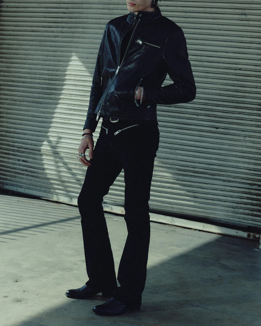 RACER LEATHER JACKET