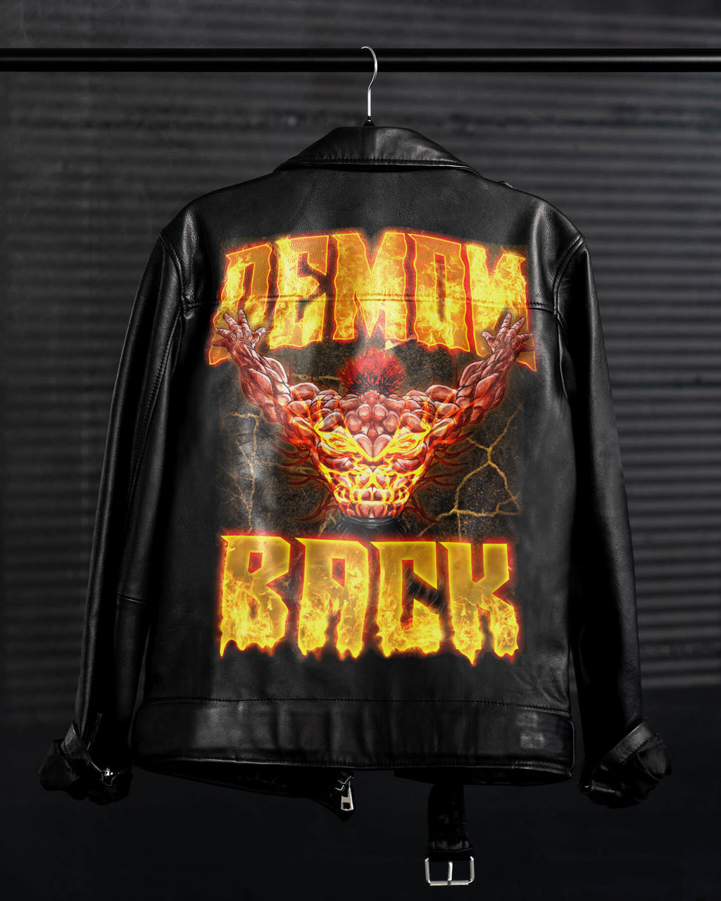 DEMON BACK LEATHER JACKET