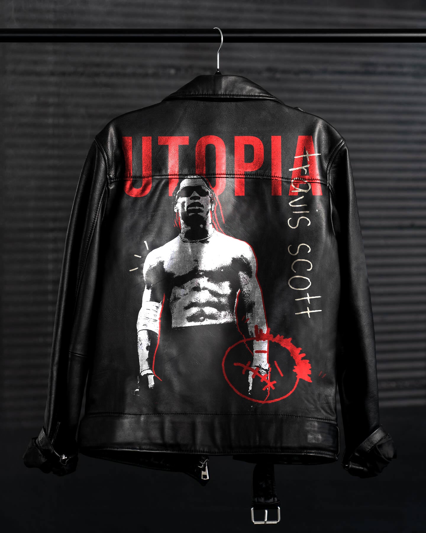 TRAVIS SCOTT LEATHER JACKET