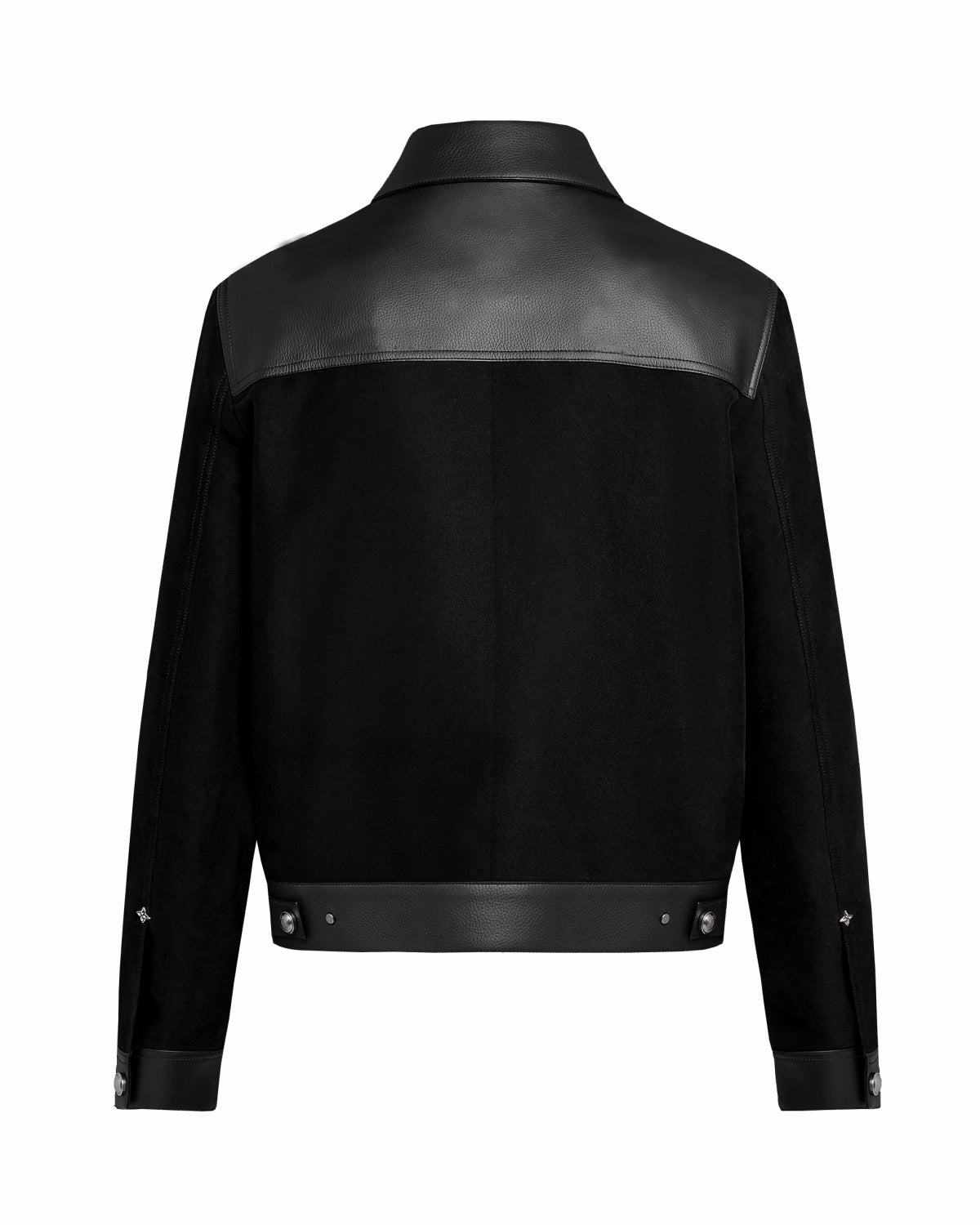 NOIR PATCH LEATHER JACKET