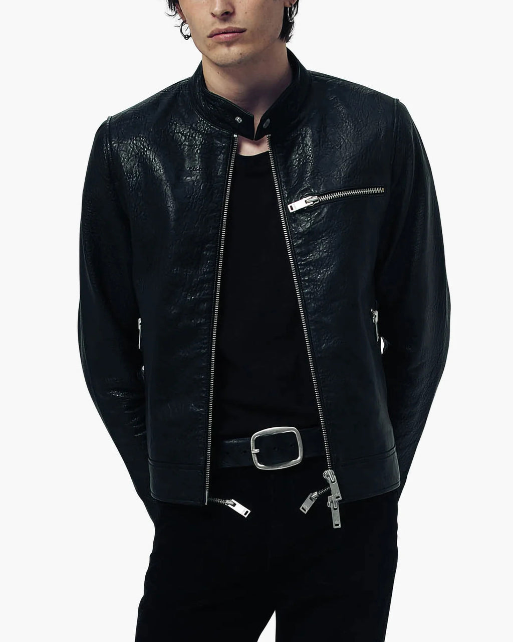 RACER LEATHER JACKET