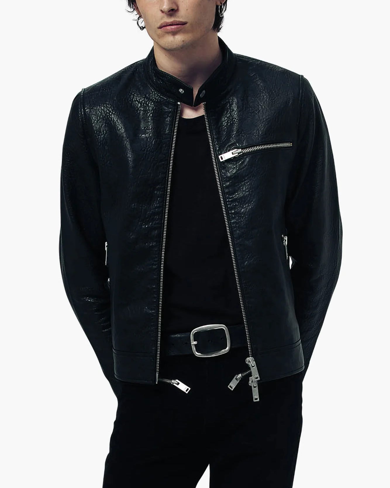 RACER LEATHER JACKET
