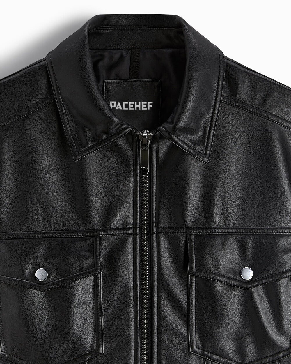 TRUCKER LEATHER JACKET