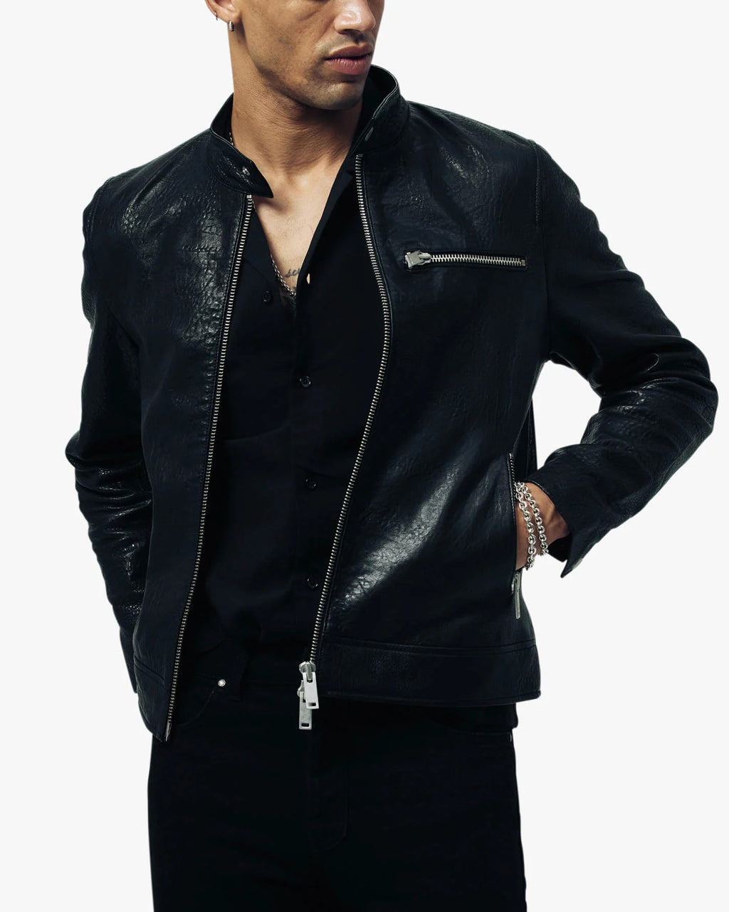 RACER LEATHER JACKET