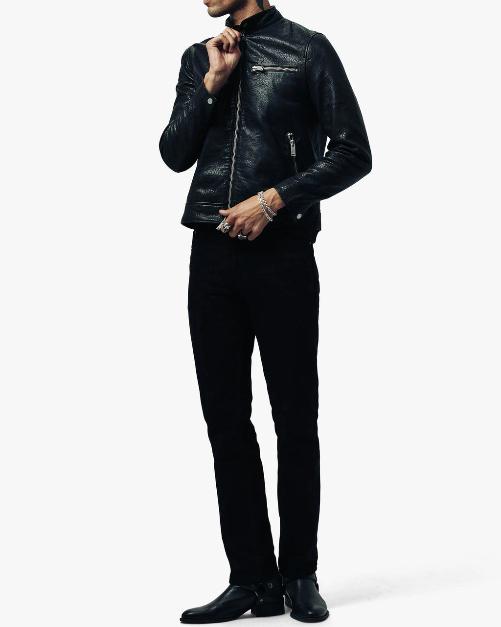 RACER LEATHER JACKET