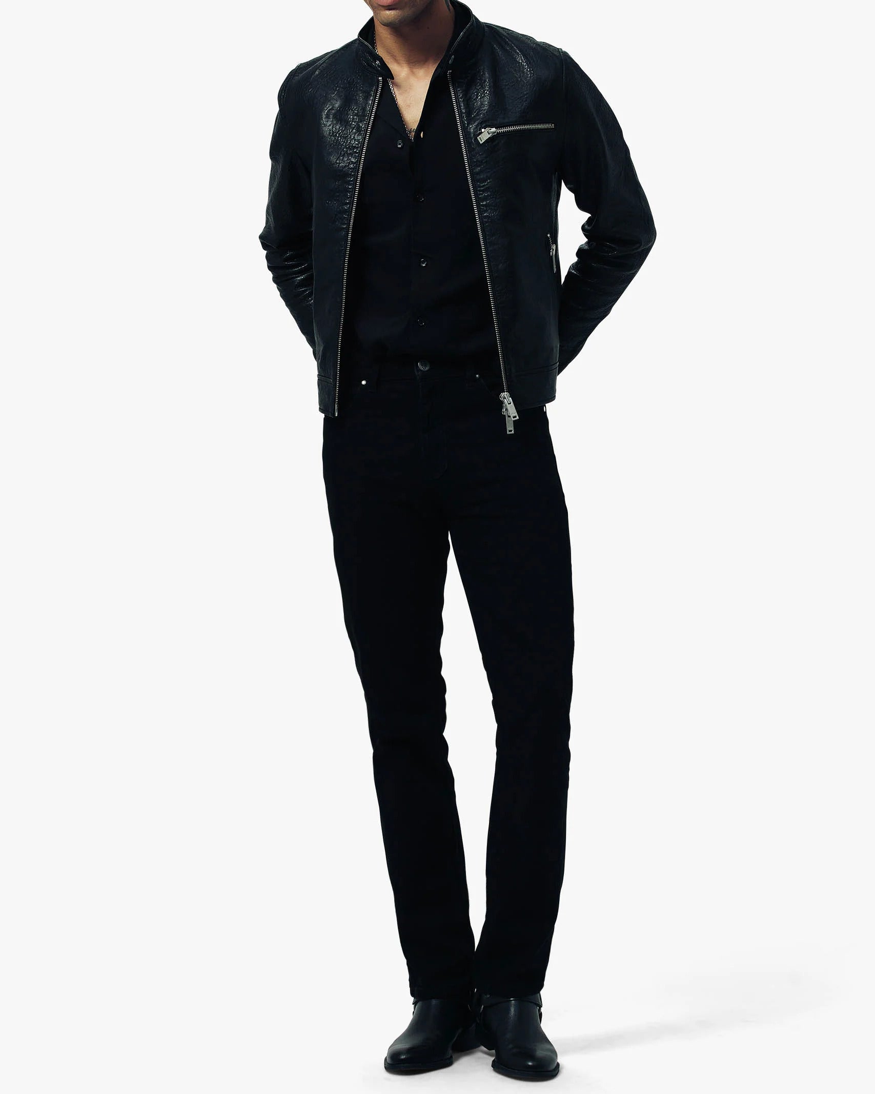 RACER LEATHER JACKET