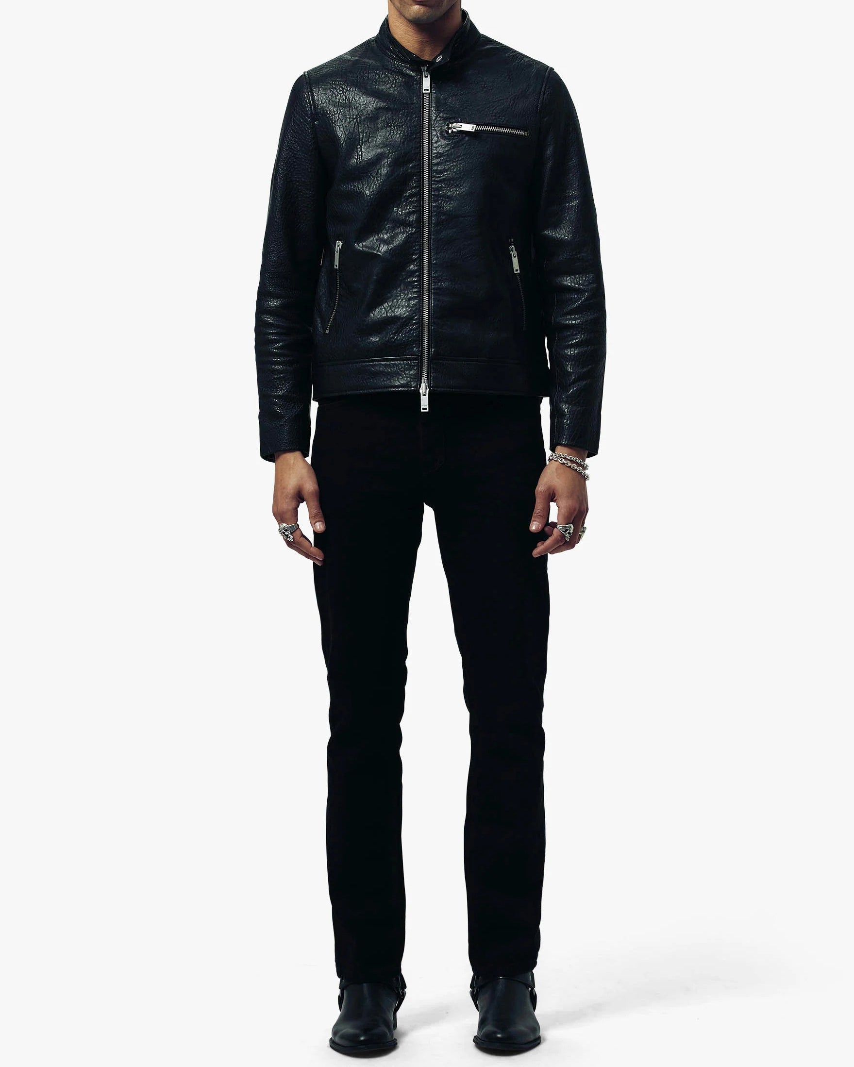 RACER LEATHER JACKET