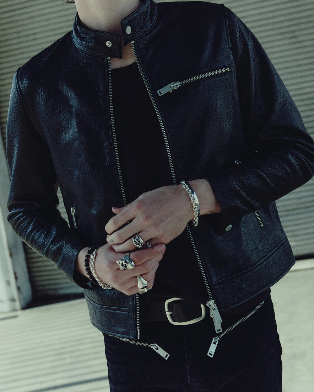 RACER LEATHER JACKET